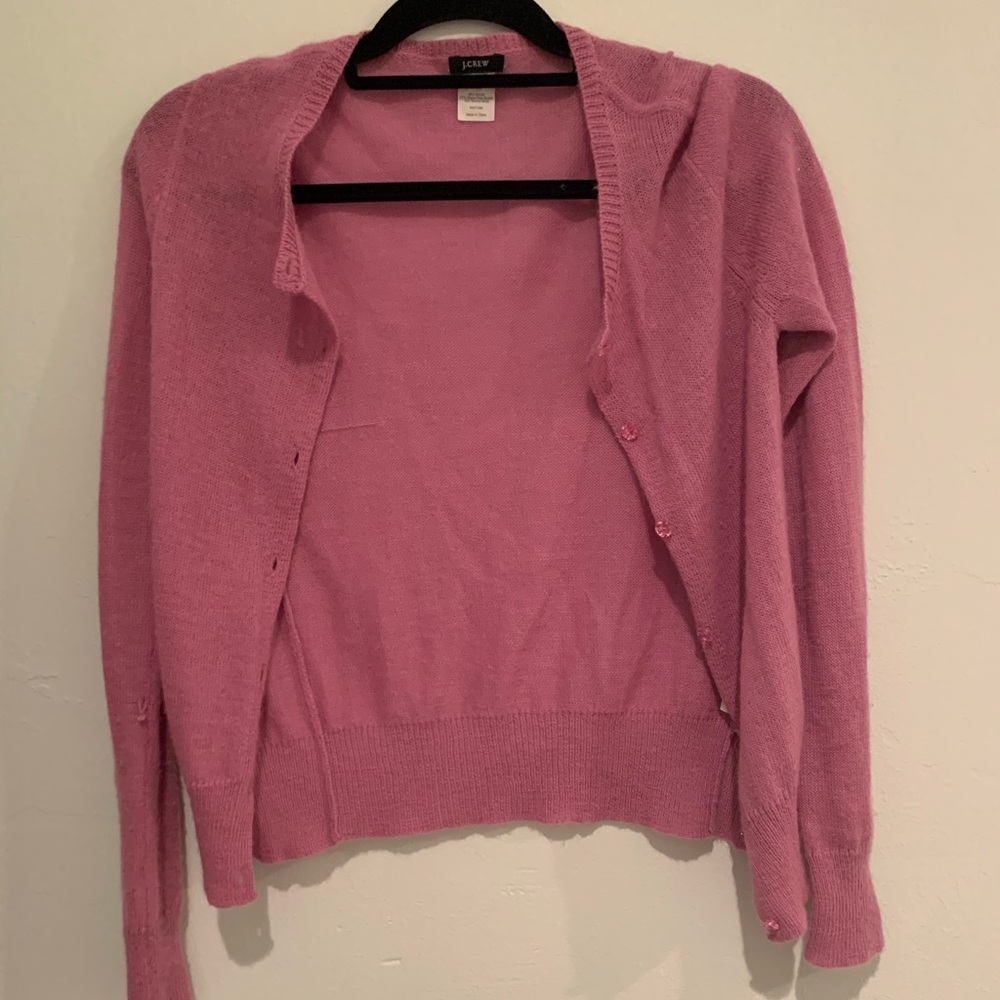 JCrew Cardigan 45% Acrylic 37% Alpaca 18% Merino